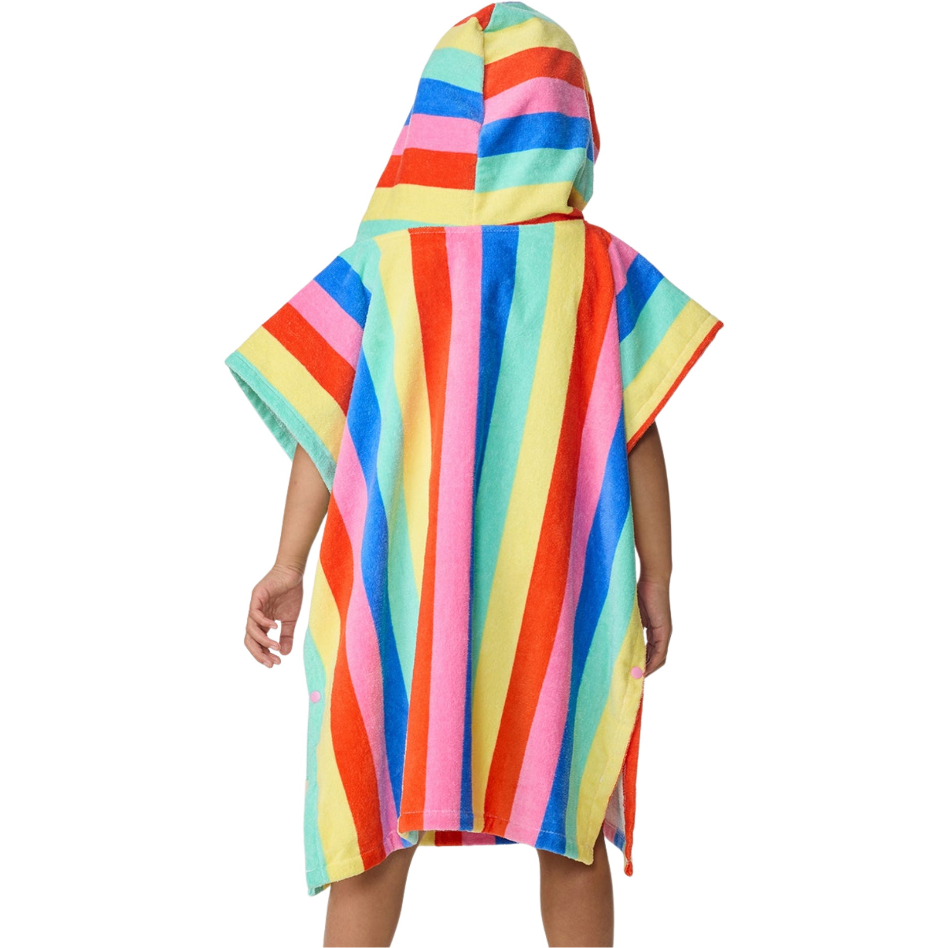 2026 Rip Curl Junior Mixed Snap Cotton Hooded Poncho -håndklæde 00AJTO - Multico